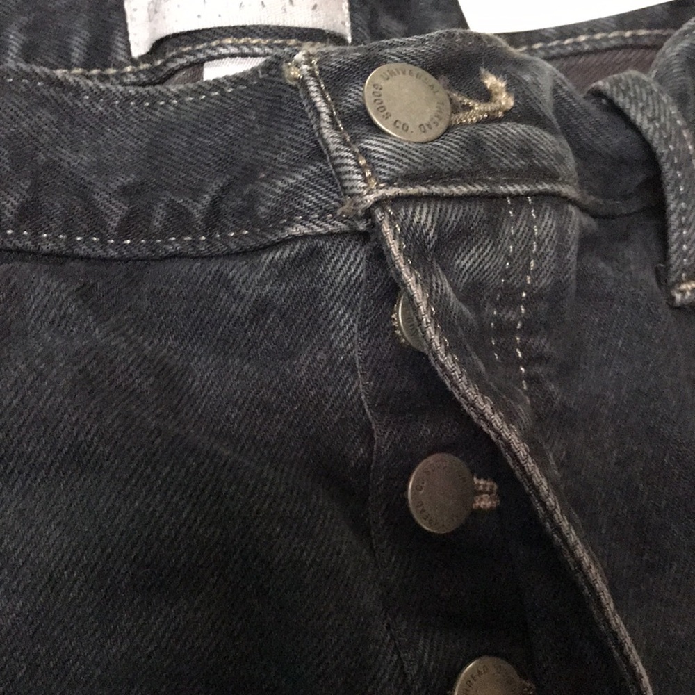 Universal Thread Women's Mid-Rise 90's Baggy Jean Shorts Black Wash | NWT! - Picture 8 of 11